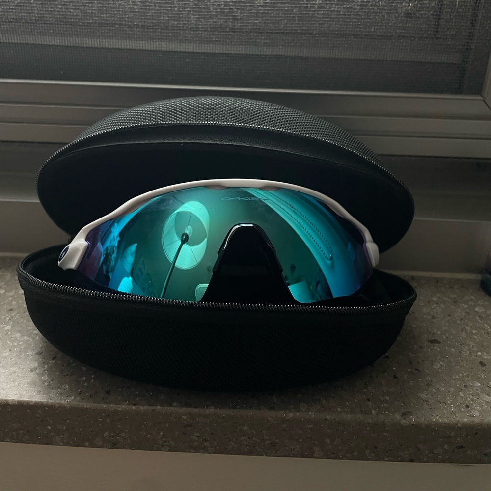 Oakley’s Blue tinted